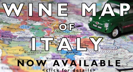 Wine map of Italy available