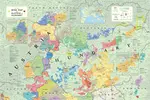 Wine Map of Austria and Hungary shows all of the wine regions in this historic Central European region
