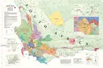 South African Wine Map shows 