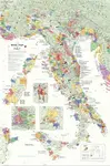 A Wine Map of Italy showing 360+ DOC and DOCG Regions