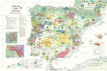 Wine Map of Spain and Portugal showing all of the important regions