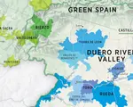 New more concise and clearer map of Spanish wine regions