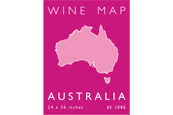 Wine Map of Australia by De Long
