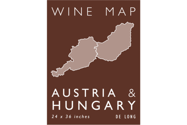 Wine map of Austria and Hungary