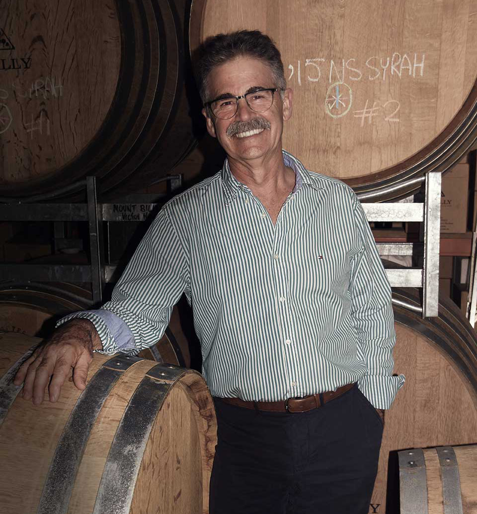 John Edwards at Mt Billy Wines in the Southern Fleurieu Region