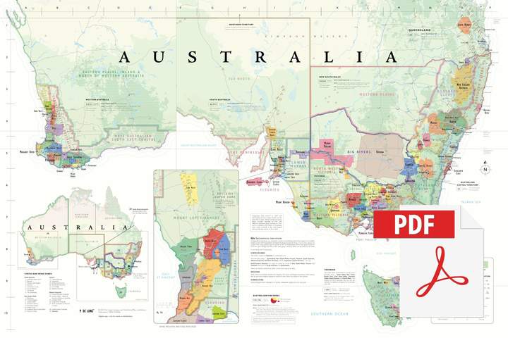 Digital Wine Map of Australia