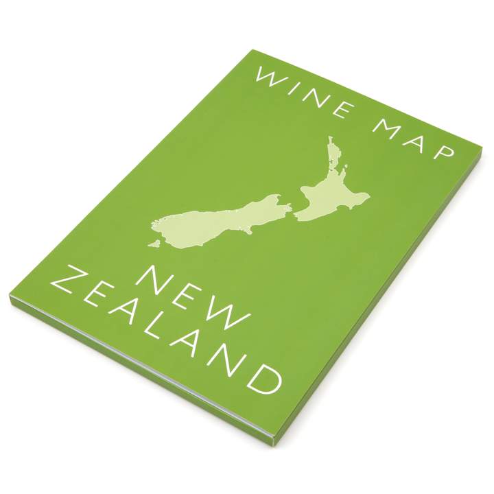 Foldable wine map of New Zealand