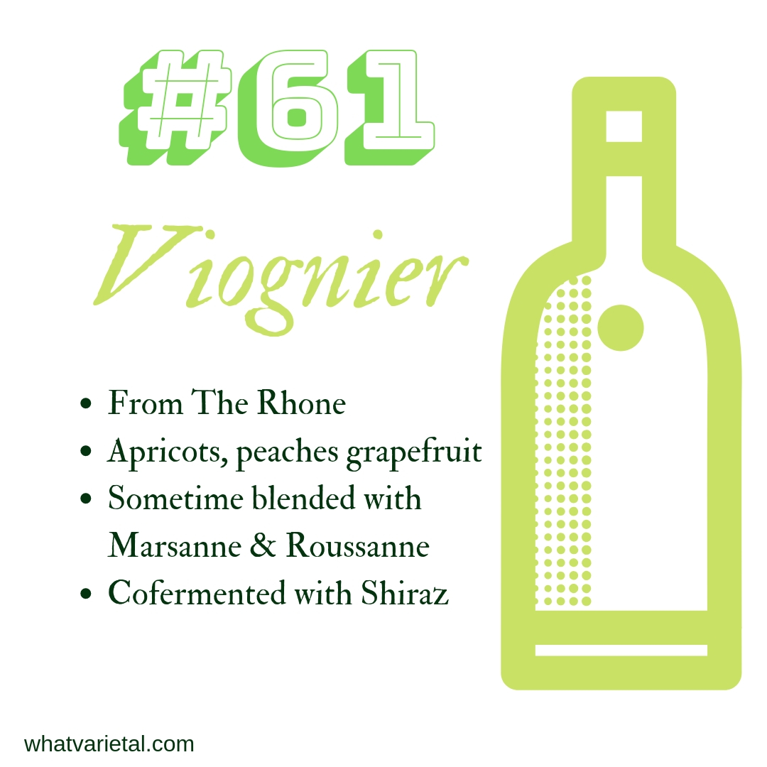Viognier white wine variety