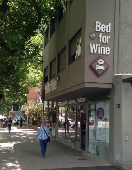 A wine hotel in Medoza, Argentina
