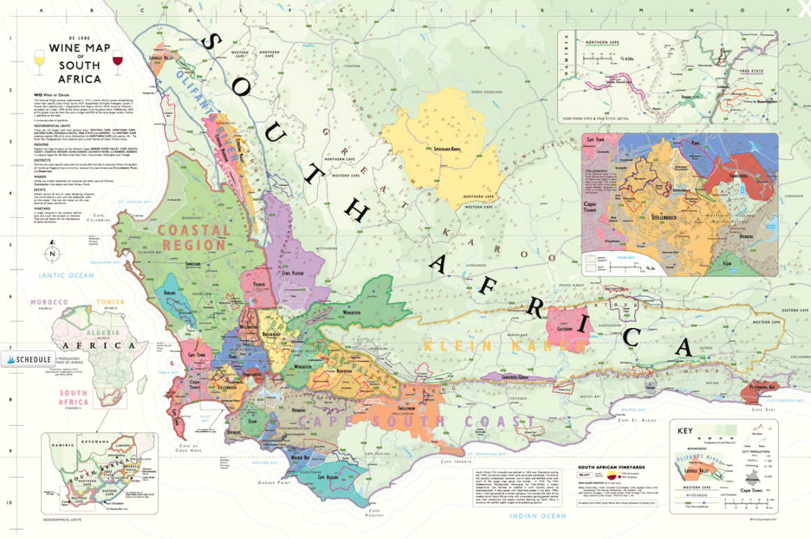 Wine country maps