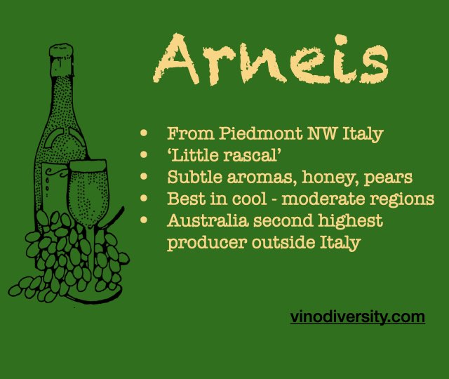 Arneis in Australia. One of 9 new white varieties, which is best?