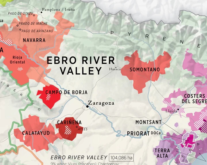 New Wine Map of Spain