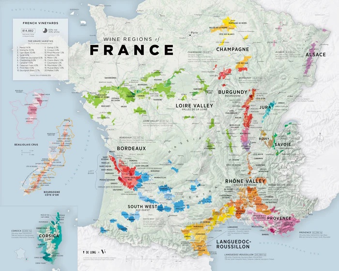 New Wine Map of France