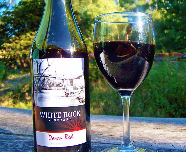 white rock dornfelder wine from tasmania